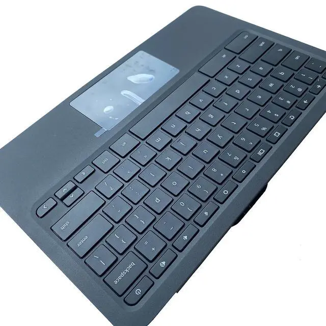 Alt view image 3 of 7 - Replacement for HP Chromebook 11A G6 EE Laptop Upper Top Cover Case Palmrest Keyboard Touchpad Assembly Part L92224-001 L52192-001