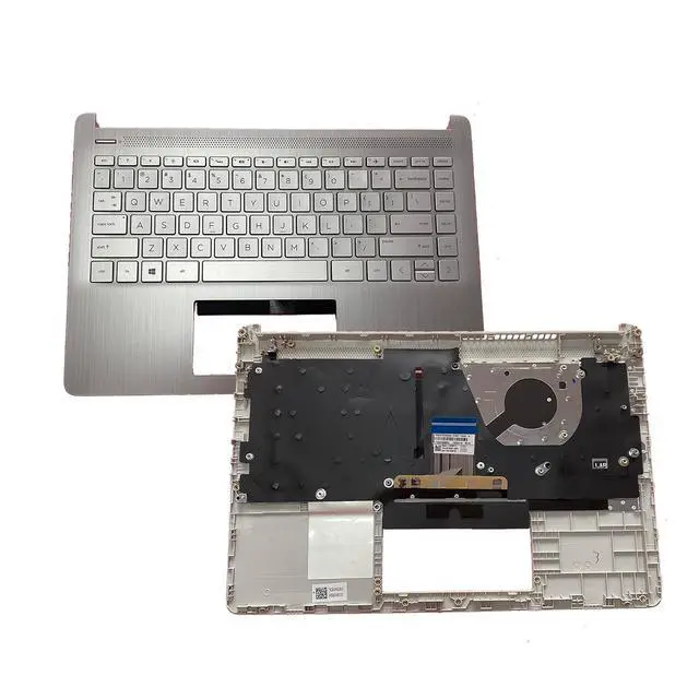 Alt view image 3 of 7 - L88206-001 Replacement for HP Pavilion X360 14T-DQ 14s-fq 14-DQ 14s-dr Laptop Upper Top Cover Case Palmrest Backlit US Keyboard Assembly Part