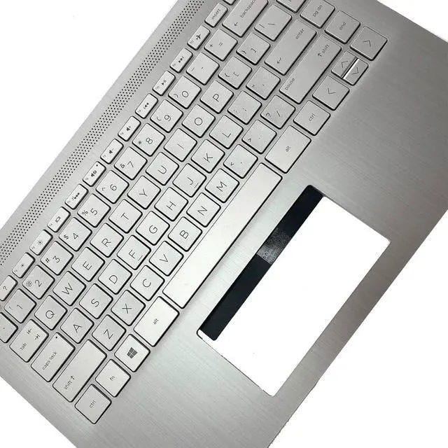 Alt view image 6 of 7 - L88206-001 Replacement for HP Pavilion X360 14T-DQ 14s-fq 14-DQ 14s-dr Laptop Upper Top Cover Case Palmrest Backlit US Keyboard Assembly Part