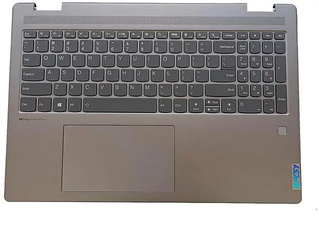 Main image of Replacement for Lenovo Yoga 7 16IAP7 Laptop Upper Top Cover Case Palmrest Backlit US Keyboard Touchpad Assembly Part 5CB1J01857 AM2E5000R00 82QG0001US Slate Grey