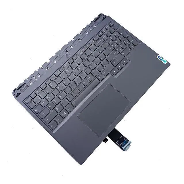 Alt view image 4 of 7 - Replacement for Lenovo Legion 5 Pro 16 INT Laptop Upper Top Cover Case Palmrest RGB Backlit Keyboard Touchpad Assembly Part 5CB1H18356 5CB1H18382 5CB1F37738 5CB1F38518