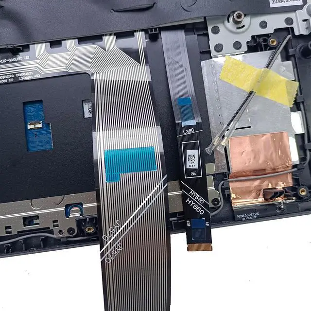 Alt view image 7 of 7 - Replacement for Lenovo Legion 5 Pro 16 INT Laptop Upper Top Cover Case Palmrest RGB Backlit Keyboard Touchpad Assembly Part 5CB1H18356 5CB1H18382 5CB1F37738 5CB1F38518