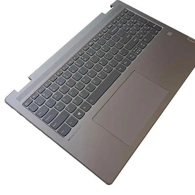 Alt view image 4 of 7 - Replacement for Lenovo Yoga 7 16IAP7 Laptop Upper Top Cover Case Palmrest Backlit US Keyboard Touchpad Assembly Part 5CB1J01857 AM2E5000R00 82QG0001US Slate Grey