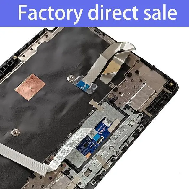Alt view image 4 of 7 - Replacement for Dell Latitude 3120 E3120 2-in-1 Laptop Upper Top Cover Case Palmrest Not-Backlit US Keyboard Touchpad Assembly Part R4910 0R4910 P6149 WC794