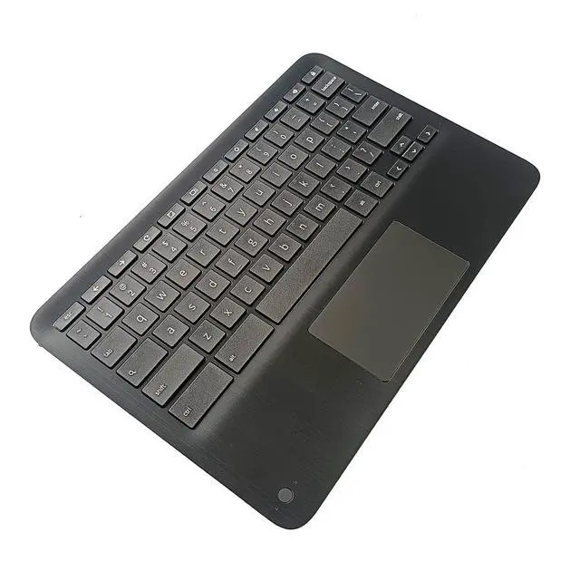 Alt view image 3 of 7 - Replacement for HP Chromebook X360 11MK G3 EE Laptop Upper Top Cover Case Palmrest Keyboard Touchpad Assembly Part M49312-001 Black