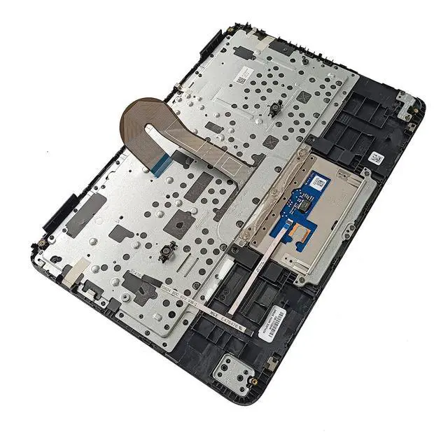 Alt view image 7 of 7 - Replacement for HP Chromebook X360 11MK G3 EE Laptop Upper Top Cover Case Palmrest Keyboard Touchpad Assembly Part M49312-001 Black