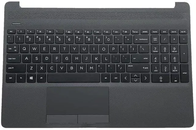 Main image of M31099-001 AP2H8000E60 Replacement for HP Probook 250 255 G8 G9 Laptop Upper Top Cover Case Palmrest Not-Backlit US Keyboard Touchpad Assembly Part Gray