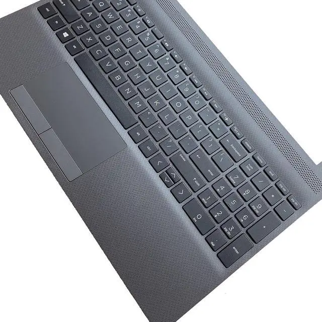 Alt view image 4 of 7 - M31099-001 AP2H8000E60 Replacement for HP Probook 250 255 G8 G9 Laptop Upper Top Cover Case Palmrest Not-Backlit US Keyboard Touchpad Assembly Part Gray