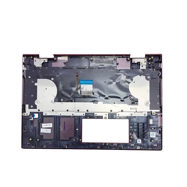 Alt view image 2 of 7 - 4600GB08000219C L53987-001 Replacement for HP Envy X360 15-DR Laptop Upper Top Cover Case Palmrest US Keyboard Assembly Part Doble Malla de almacenamiento independiente Gray