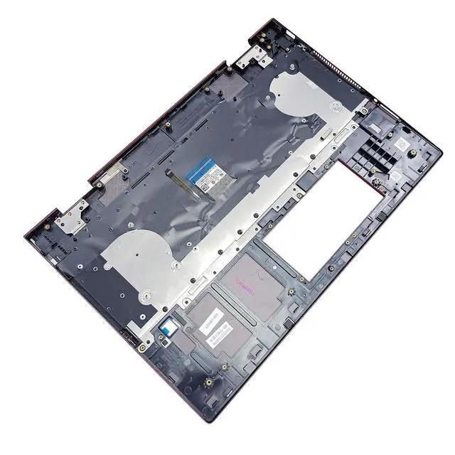 Alt view image 6 of 7 - 4600GB08000219C L53987-001 Replacement for HP Envy X360 15-DR Laptop Upper Top Cover Case Palmrest US Keyboard Assembly Part Doble Malla de almacenamiento independiente Gray
