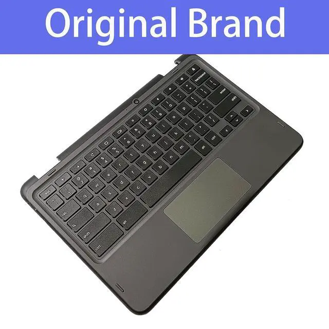 Alt view image 3 of 7 - Replacement for Dell Chromebook 11 3110 2in1 Laptop Upper Top Cover Case Palmrest Keyboard Touchpad Assembly Part 0P3NG2 P3NG2
