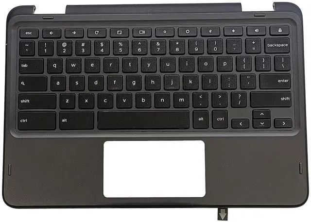 Main image of Replacement for Dell Chromebook 3100 2in1 Laptop Upper Top Cover Case Palmrest Keyboard Assembly Part 034Y6Y 34Y6Y