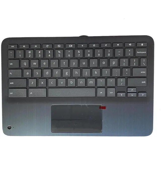 Alt view image 4 of 7 - Replacement for HP Chromebook x360 G3 EE 11 Laptop Upper Top Cover Case Palmrest Keyboard Touchpad Assembly Part WFC L92215-001
