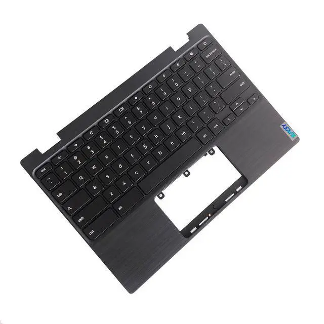 Alt view image 4 of 7 - Replacement for Lenovo 100e Chromebook 2nd Gen MTK 81QB Laptop Upper Top Cover Case Palmrest Not-Backlight Keyboard Assembly Part 5CB0X55485 5CB0U26489 Black