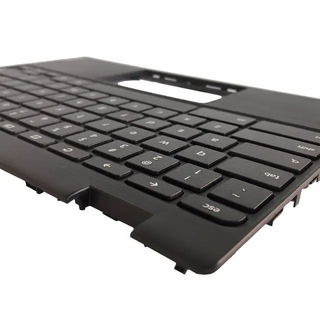 Alt view image 6 of 7 - Replacement for Lenovo 100e Chromebook 2nd Gen MTK 81QB Laptop Upper Top Cover Case Palmrest Not-Backlight Keyboard Assembly Part 5CB0X55485 5CB0U26489 Black