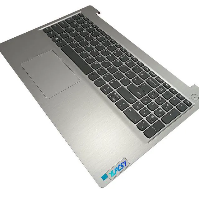 Alt view image 2 of 7 - Replacement for Lenovo IdeaPad 3 15ADA05 3-15IML05 3-15ARE05 3-15IIL05 3-15IGL05 Laptop Upper Top Cover Case Palmrest Keyboard Touchpad Assembly Part 5CB1D03689 5CB0X57476 Silver