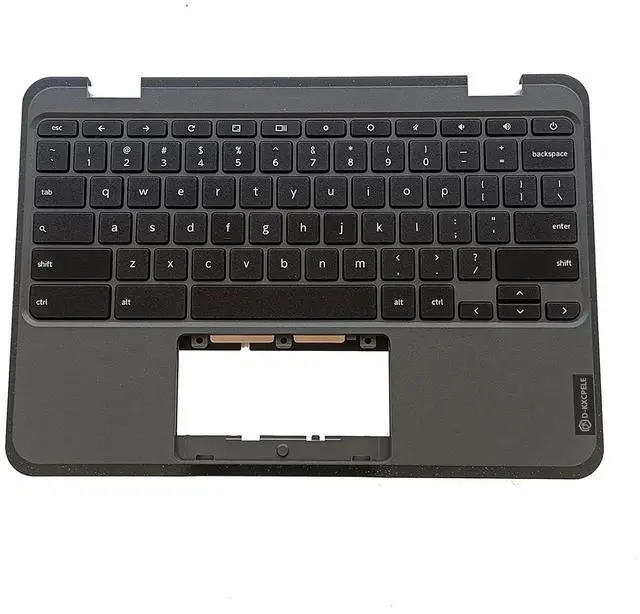 Main image of 5M11H52901 Replacement for Lenovo 100E Chromebook Gen 3 Laptop Upper Top Cover Case Palmrest Not-Backlit US Keyboard Assembly Part Black