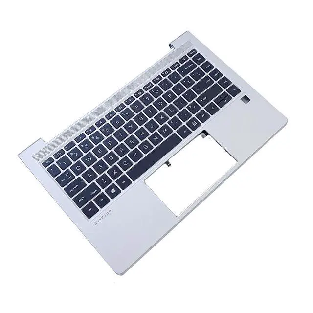 Alt view image 4 of 7 - N17709-001 Replacement for HP Elitebook 640 G9 Laptop Upper Top Cover Case Palmrest Backlit US Keyboard Assembly Part Silver