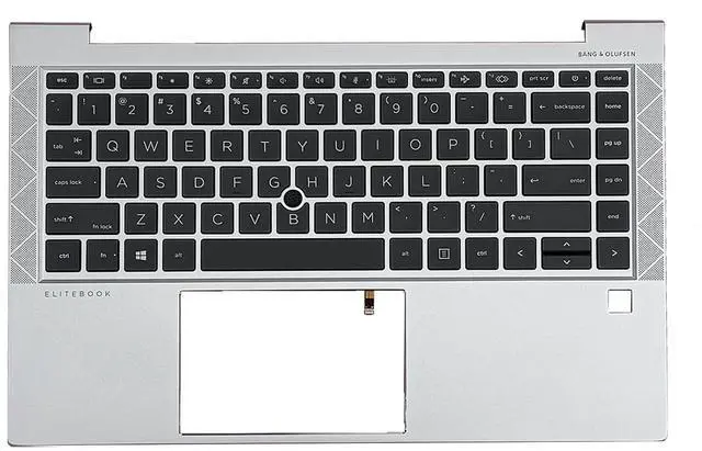Main image of M07090-001 M36312-001 Replacement for HP Elitebook 840 G7 840 G8 Laptop Upper Top Cover Case Palmrest Backlit US Keyboard Assembly Part Silver