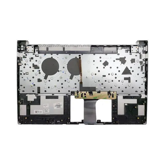 Alt view image 2 of 7 - M08912-001 Replacement for HP 15-EG 15-EH 15t-EG 15Z-EH 15-EG0067S Laptop Upper Top Cover Case Palmrest Backlit US Keyboard Assembly Part Silver NOT-Fingerprints