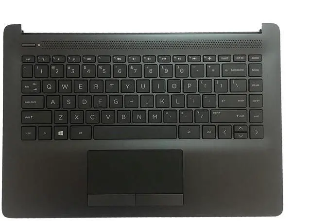 Main image of L23241-001 L23491-001 6070B1306303 Replacement for HP 14-cm 14T-CM 14Z-CM 14-CK 14-ck 14-cm 14-dg 14q-cs 14q-cy Laptop Upper Top Cover Case Palmrest Not-Backlit US Keyboard Touchpad Assembly Part