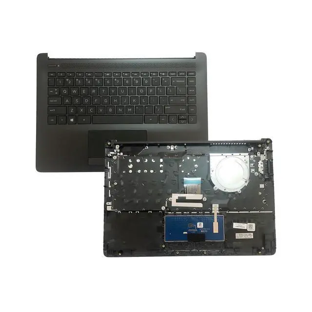Alt view image 3 of 7 - L23241-001 L23491-001 6070B1306303 Replacement for HP 14-cm 14T-CM 14Z-CM 14-CK 14-ck 14-cm 14-dg 14q-cs 14q-cy Laptop Upper Top Cover Case Palmrest Not-Backlit US Keyboard Touchpad Assembly Part