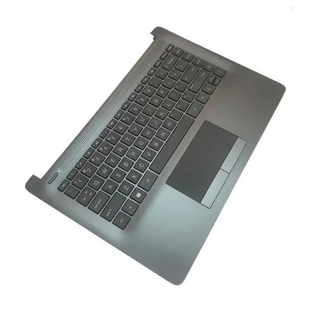 Alt view image 4 of 7 - L23241-001 L23491-001 6070B1306303 Replacement for HP 14-cm 14T-CM 14Z-CM 14-CK 14-ck 14-cm 14-dg 14q-cs 14q-cy Laptop Upper Top Cover Case Palmrest Not-Backlit US Keyboard Touchpad Assembly Part