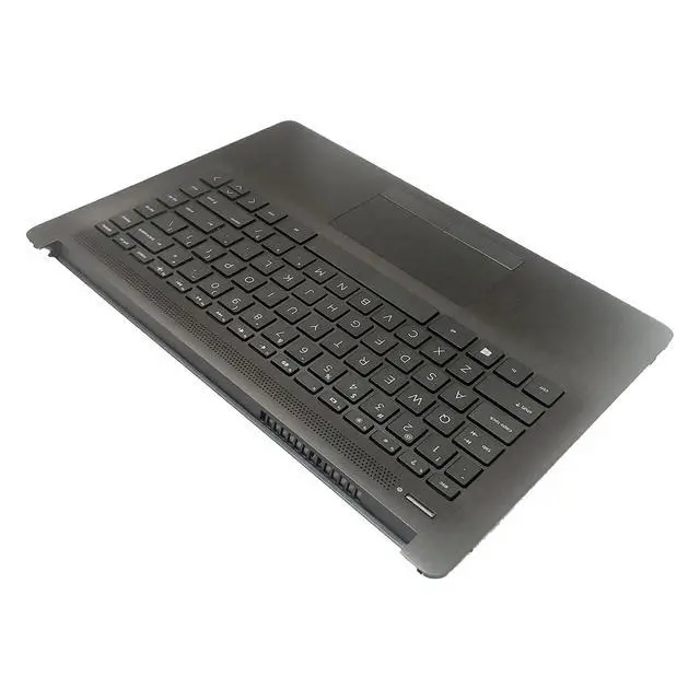 Alt view image 6 of 7 - L23241-001 L23491-001 6070B1306303 Replacement for HP 14-cm 14T-CM 14Z-CM 14-CK 14-ck 14-cm 14-dg 14q-cs 14q-cy Laptop Upper Top Cover Case Palmrest Not-Backlit US Keyboard Touchpad Assembly Part