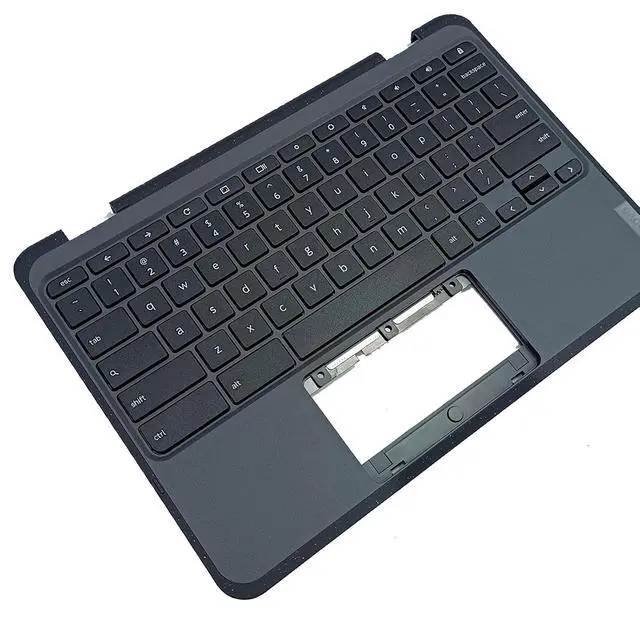 Alt view image 4 of 7 - Replacement for Lenovo 500e Chromebook Gen 3 82JB 82JC WLAN Laptop Upper Top Cover Case Palmrest US Keyboard Assembly Part 5M11F24825