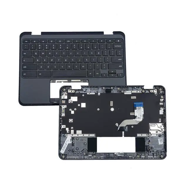 Alt view image 3 of 7 - Replacement for Lenovo 500e Chromebook Gen 3 82JB 82JC WLAN Laptop Upper Top Cover Case Palmrest US Keyboard Assembly Part 5M11F24825