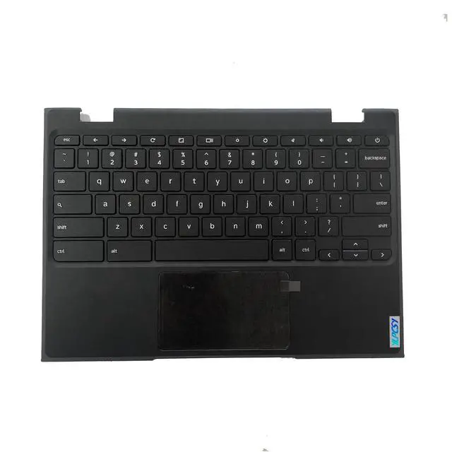 Main image of Replacement for Lenovo 100e Chromebook 2nd Gen MTK 2 82Q3 Laptop Upper Top Cover Case Palmrest US Keyboard Touchpad Assembly Part 5CB1E21835
