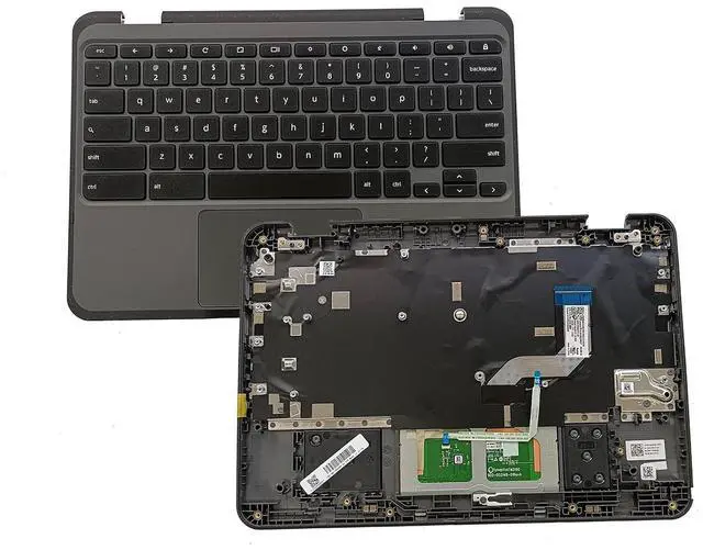 Alt view image 3 of 7 - Replacement for Lenovo Chromebook 300e Gen 3 82J9 82JA Laptop Upper Top Cover Case Palmrest US Keyboard Touchpad Assembly Part 5M11C94699