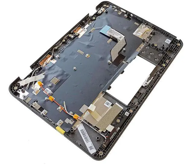 Alt view image 5 of 7 - Replacement for Lenovo 300e Chromebook Gen 3 82J9 82JA Laptop Upper Top Cover Case Palmrest US Keyboard Assembly Part 5M11C94743 5M11G97058(NO WFC Hole)LTE