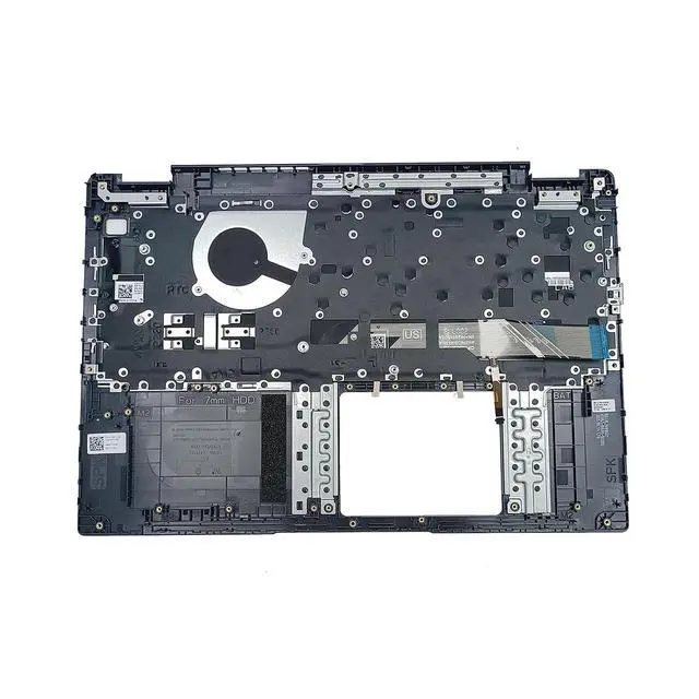 Alt view image 2 of 7 - Replacement for Dell Latitude 3510 E3510 Laptop Upper Top Cover Case Palmrest Backlit Keyboard Assembly Part 0JYG4Y JYG4Y Black