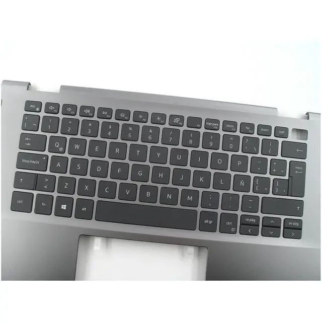 Alt view image 5 of 7 - 0X46H3 X46H3 Replacement for Dell Inspiron 14 5406 5400 2-in-1 P126G Laptop Upper Top Cover Case Palmrest US Keyboard Assembly Part