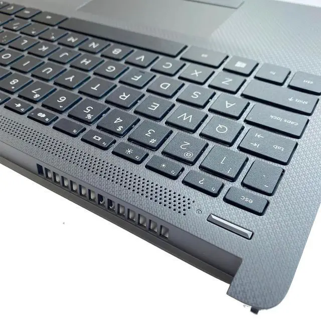 Alt view image 4 of 7 - M23367-001 Replacement for HP Probook 240 G8 245 G8 Laptop Upper Top Cover Case Palmrest Not-Backlit US Keyboard Touchpad Assembly Part