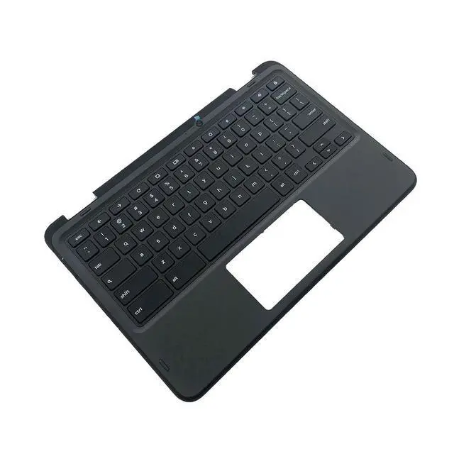 Alt view image 2 of 7 - 0801P8 801P8 Replacement for Dell Chromebook 11 3120 Laptop Upper Top Cover Case Palmrest Not-Backlit US Keyboard Assembly Part WFC