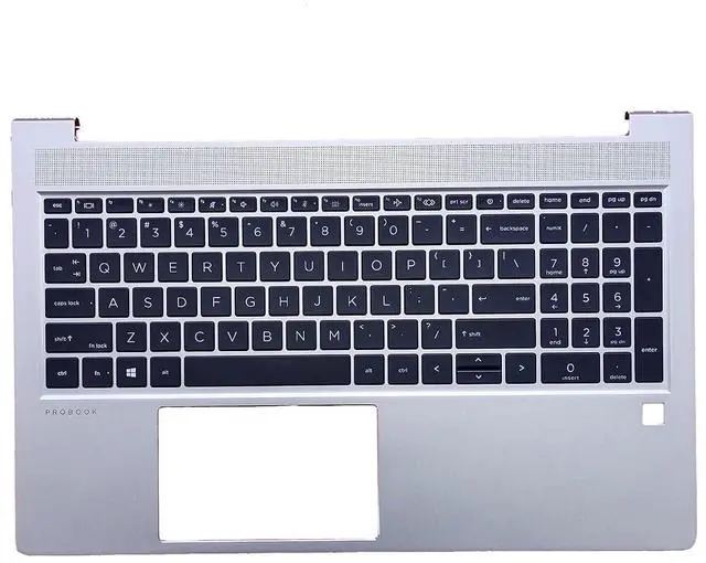 Main image of N01933-001 4BX8STATPE0/TP40 4BX8STATP30 Replacement for HP Probook 450 455 G9 Laptop Upper Top Cover Case Palmrest Backlit US Keyboard Assembly Part Silver