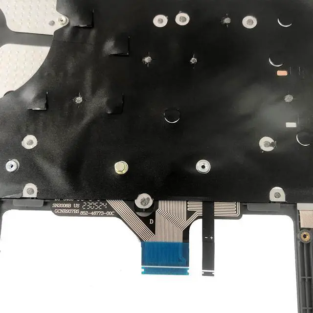 Alt view image 7 of 7 - 0R2DCD R2DCD Replacement for Dell Latitude 3440 E3440 Laptop Upper Top Cover Case Backlit US Keyboard Palmrest Assembly Part Gray