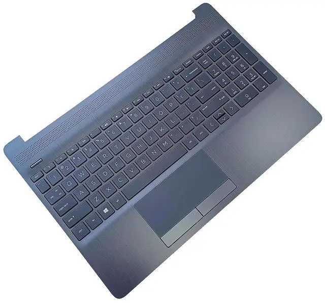 Alt view image 4 of 7 - L52021-001 AP2H8000500 Replacement for HP 15T-DW 15-DW 15s-du 15-DW0037WM 15-DW0038WM Laptop Upper Top Cover Case Palmrest Not-Backlit US Keyboard Touchpad Assembly Part Gray