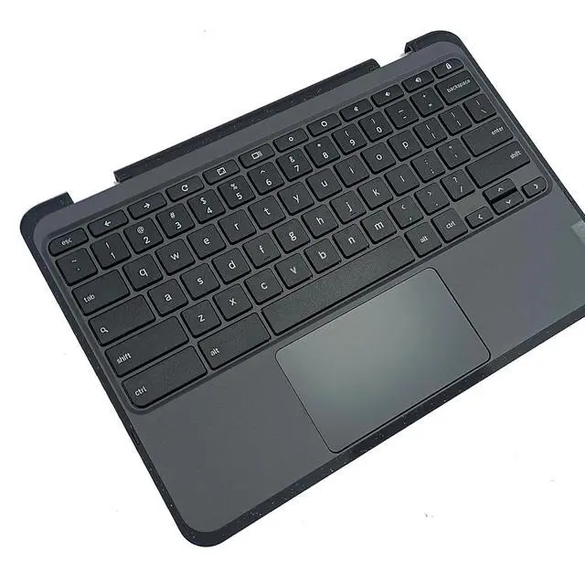 Alt view image 3 of 7 - Replacement for Lenovo 500e Chromebook Gen 3 82JB 82JC WLAN Laptop Upper Top Cover Case Palmrest US Keyboard Touchpad Assembly Part 5M11F24825