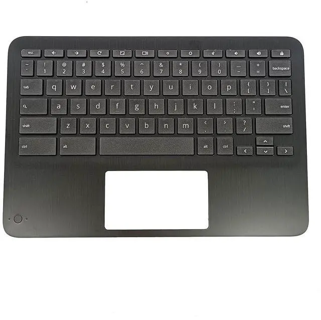 Main image of Replacement for HP Chromebook X360 11MK G3 EE Laptop Upper Top Cover Case Palmrest Keyboard Assembly Part M49312-001 Black