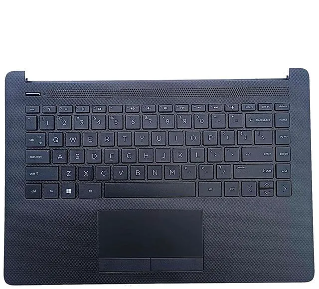 Main image of Replacement for HP 14-cm 14T-CM 14Z-CM 14-CK 14-ck 14-cm 14-dg 14q-cs 14q-cy Laptop Upper Top Cover Case Palmrest Not-Backlit Keyboard Touchpad Assembly Part L23239-001 6070B1306301 Black