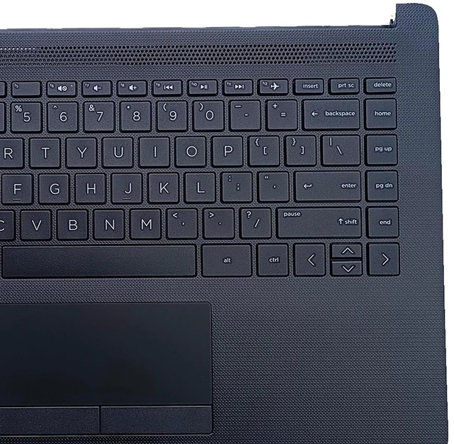 Alt view image 4 of 7 - Replacement for HP 14-cm 14T-CM 14Z-CM 14-CK 14-ck 14-cm 14-dg 14q-cs 14q-cy Laptop Upper Top Cover Case Palmrest Not-Backlit Keyboard Touchpad Assembly Part L23239-001 6070B1306301 Black