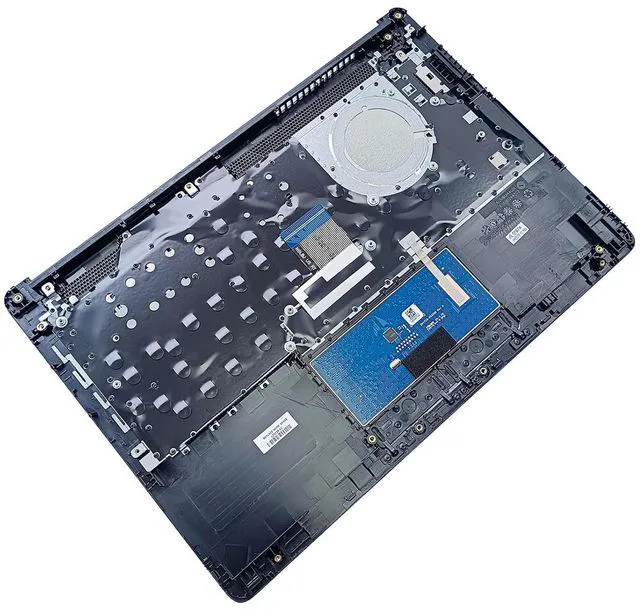 Alt view image 5 of 7 - Replacement for HP 14-cm 14T-CM 14Z-CM 14-CK 14-ck 14-cm 14-dg 14q-cs 14q-cy Laptop Upper Top Cover Case Palmrest Not-Backlit Keyboard Touchpad Assembly Part L23239-001 6070B1306301 Black