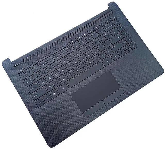 Alt view image 6 of 7 - Replacement for HP 14-cm 14T-CM 14Z-CM 14-CK 14-ck 14-cm 14-dg 14q-cs 14q-cy Laptop Upper Top Cover Case Palmrest Not-Backlit Keyboard Touchpad Assembly Part L23239-001 6070B1306301 Black