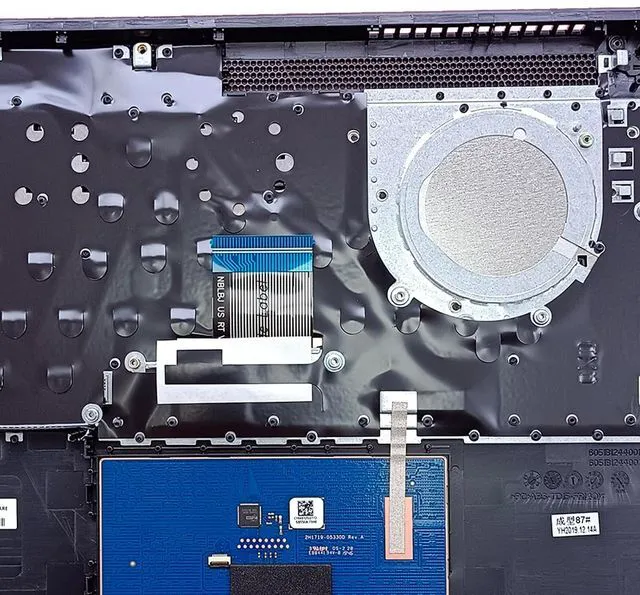 Alt view image 7 of 7 - Replacement for HP 14-cm 14T-CM 14Z-CM 14-CK 14-ck 14-cm 14-dg 14q-cs 14q-cy Laptop Upper Top Cover Case Palmrest Not-Backlit Keyboard Touchpad Assembly Part L23239-001 6070B1306301 Black