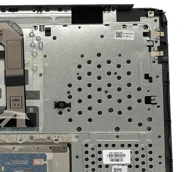 Alt view image 6 of 7 - Replacement for HP Chromebook 14 G6 CB14G6 CelN4000 15.6" Laptop Upper Top Cover Case Palmrest Keyboard Touchpad Assembly Part L90459-001