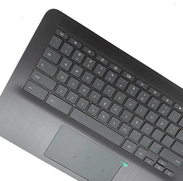 Alt view image 7 of 7 - Replacement for HP Chromebook 14 G6 CB14G6 CelN4000 15.6" Laptop Upper Top Cover Case Palmrest Keyboard Touchpad Assembly Part L90459-001