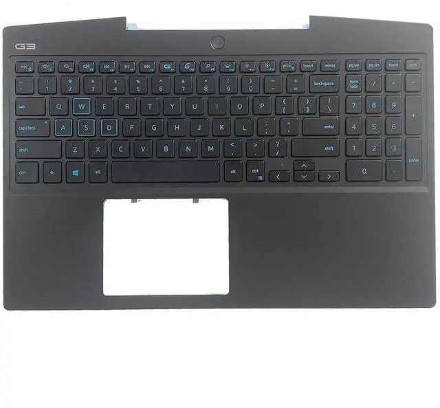 Main image of Replacement for Dell G Series G3 15 3590 Laptop Upper Top Cover Case Palmrest Backlit Keyboard Assembly Part 00JP6X 0JP6X